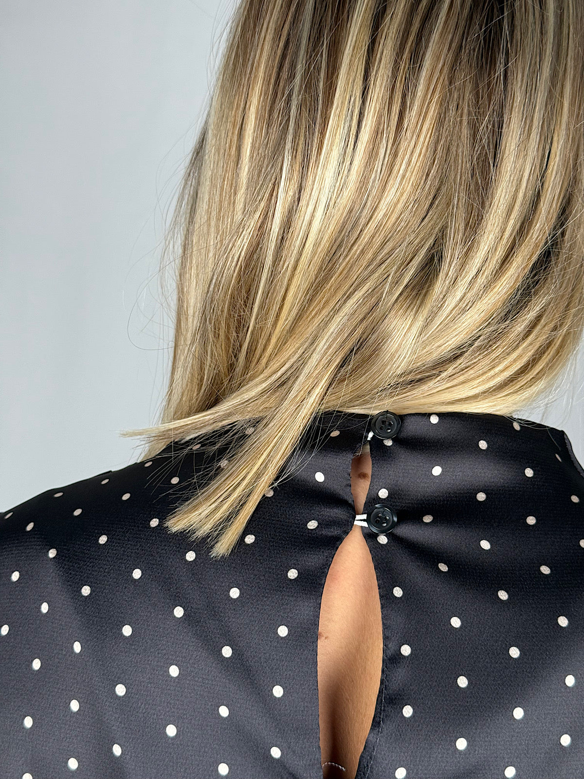 Camicia Nera a Pois Armonia