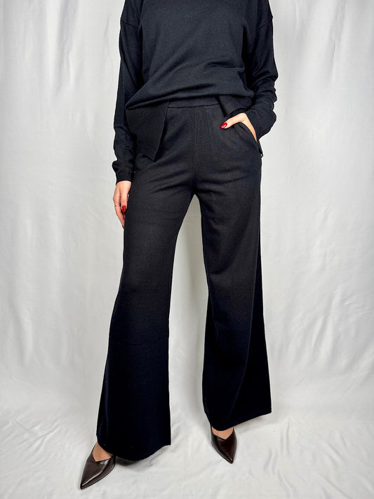 Pantalone in Maglia Nero MarkUp