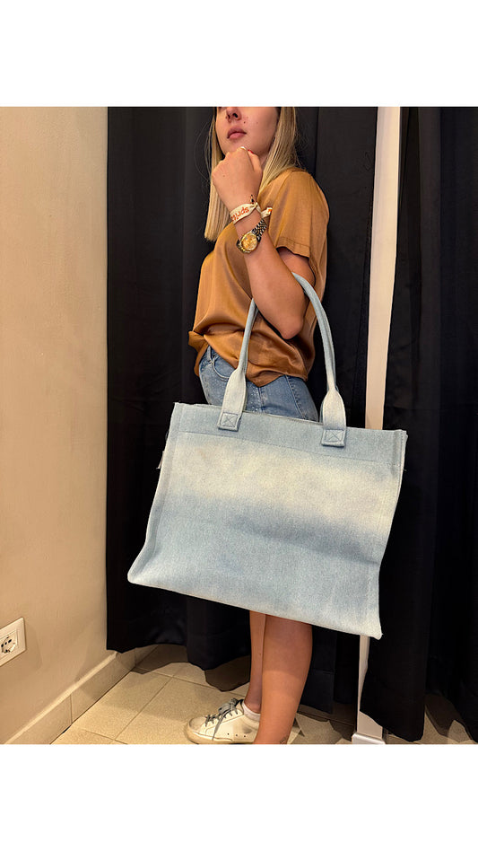 Borsa Denim Chiaro Noi di Notte