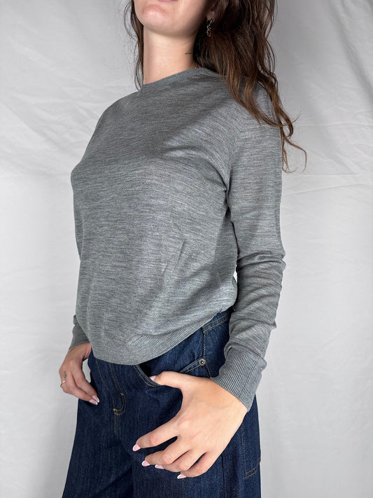 Maglia Maniche Lunghe Knitwear Vicolo Grigio Medio Melange