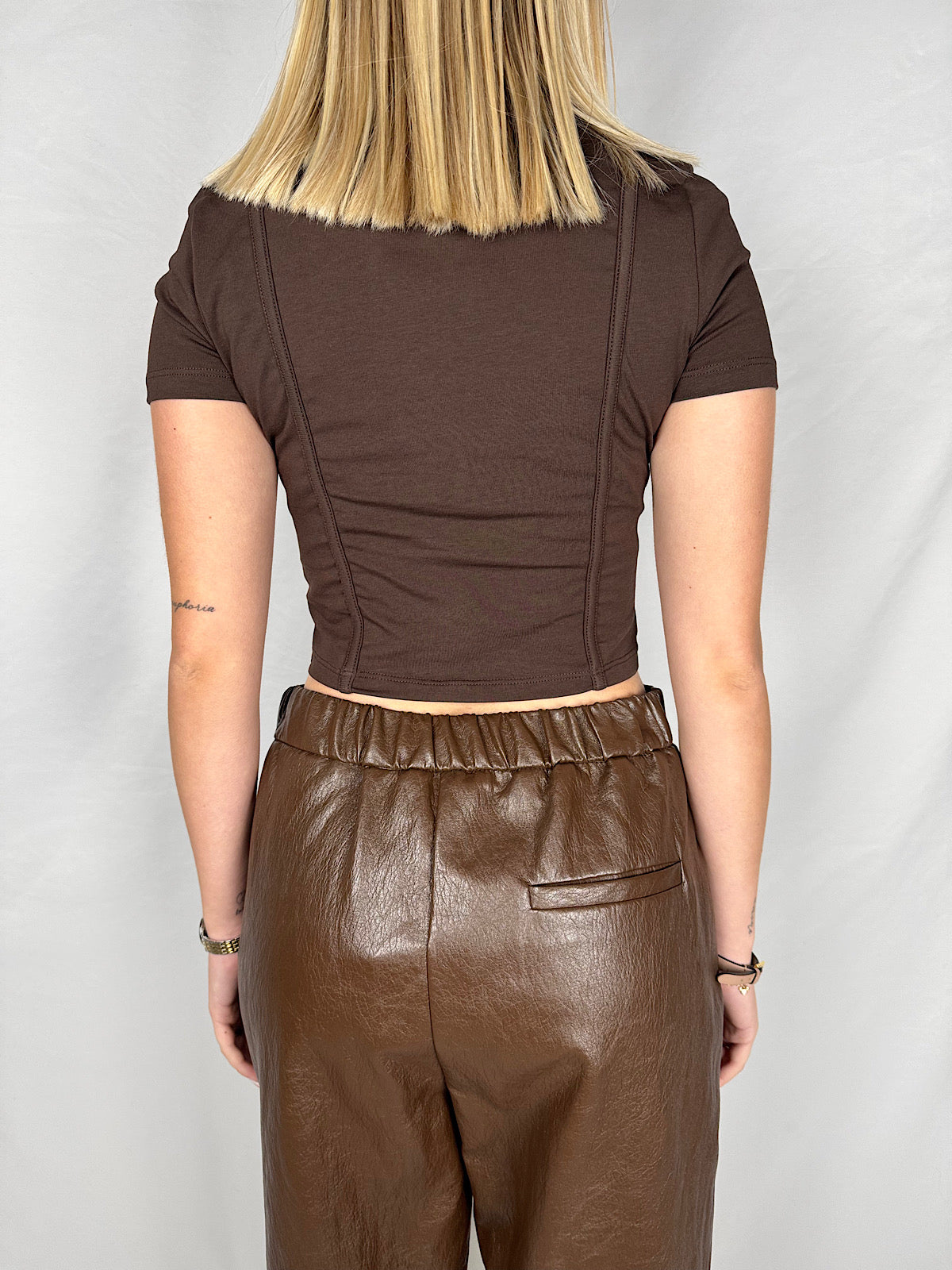 T-Shirt con Corsetto Moro Vicolo