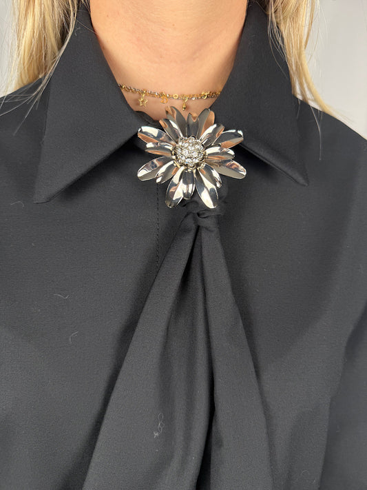 Camicia con Cravatta Gioiello Vicolo Nera