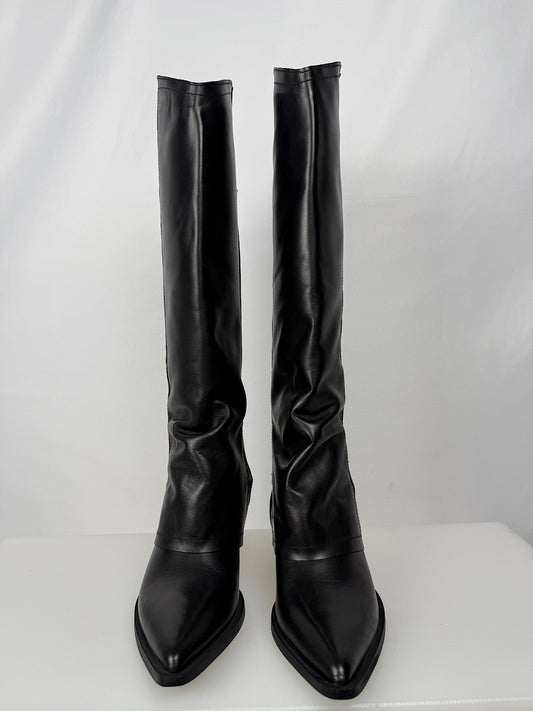 Stivale Alto con Rovescia Divine Follie Neri