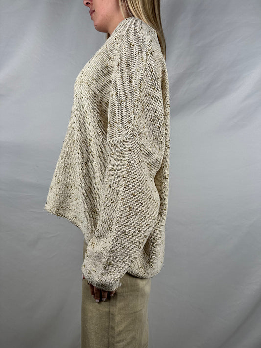 Maglia con Filo Lurex Oro Susy-Mix