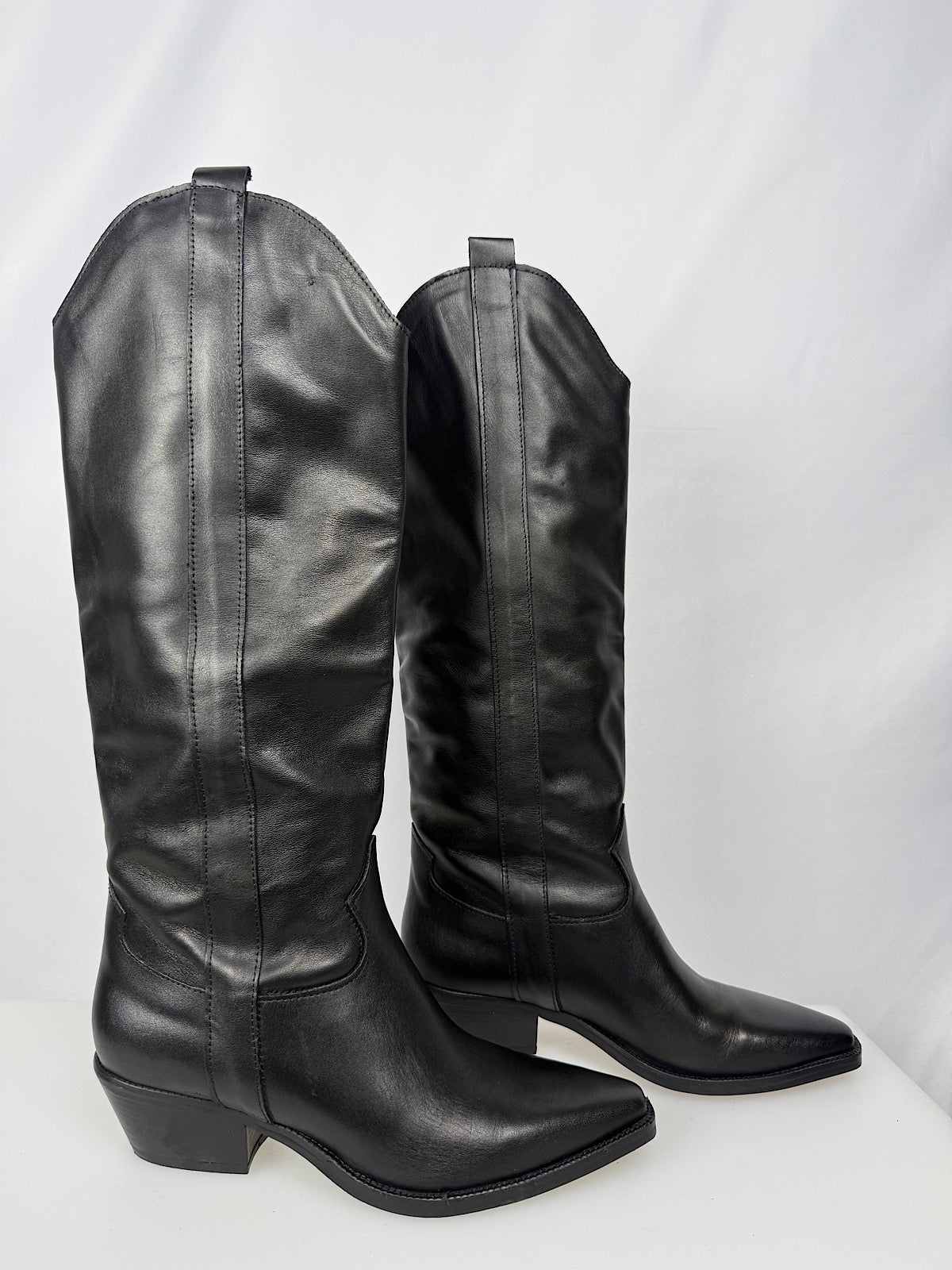 Texano Pelle Liscia Divine Follie Neri