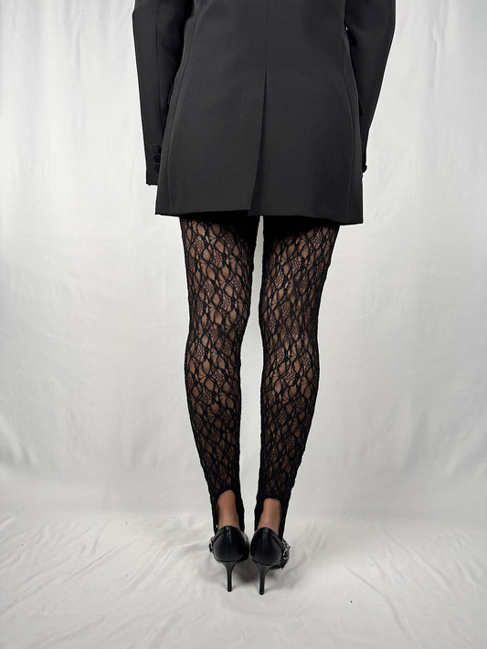 Leggins Pizzo Vicolo Nero