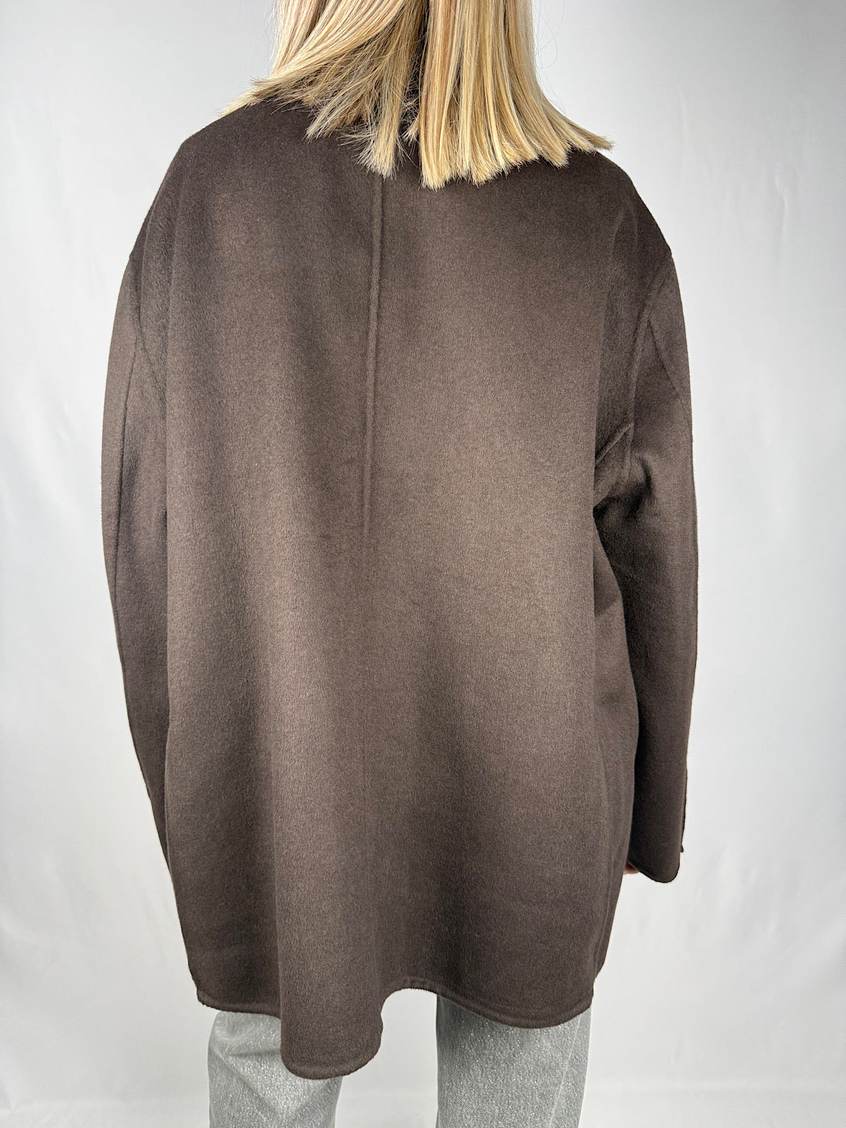 Cappotto Corto Vicolo Hand Made Cioccolato