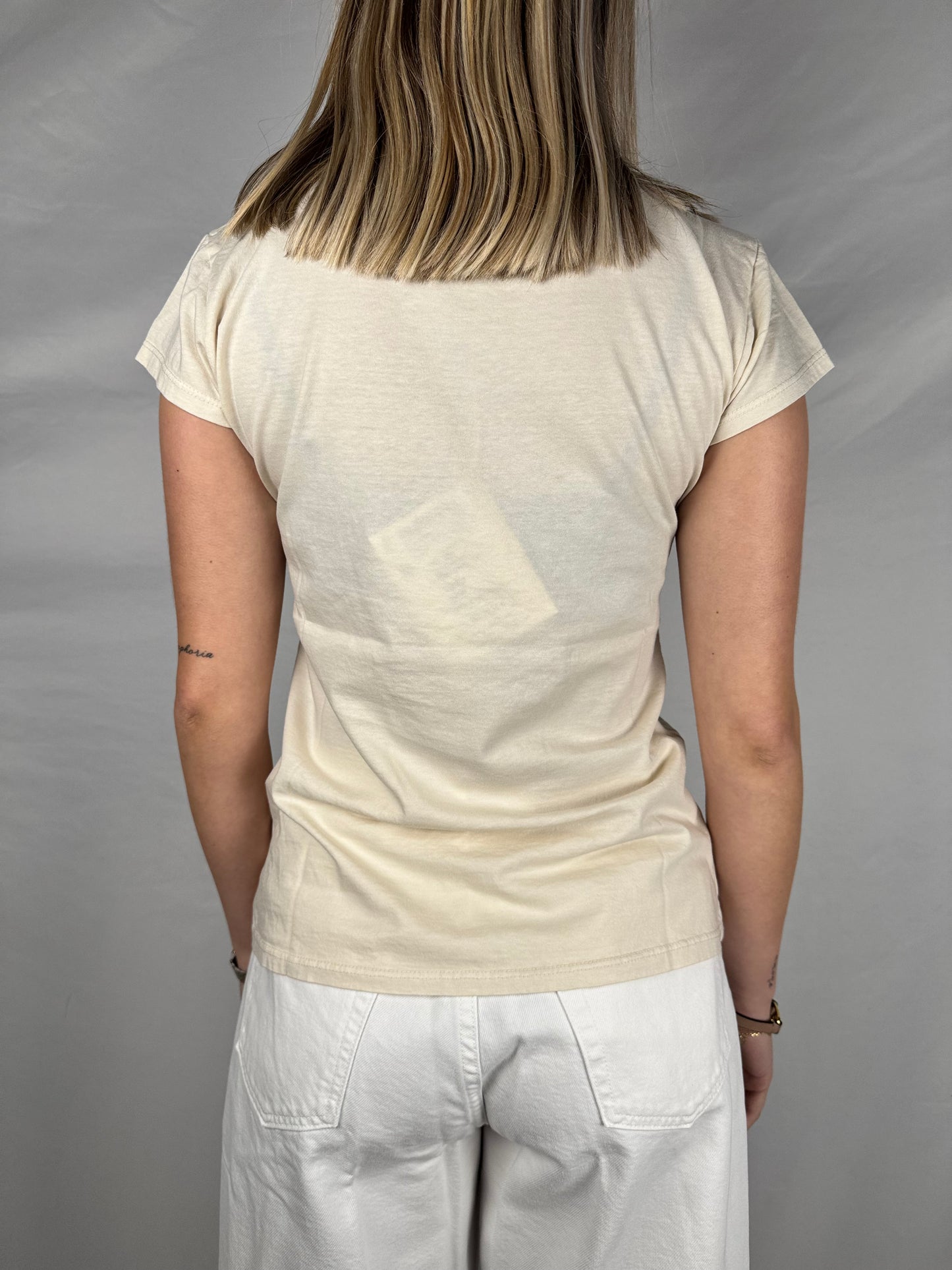 T-Shirt Girocollo Basica Burro Susy-Mix