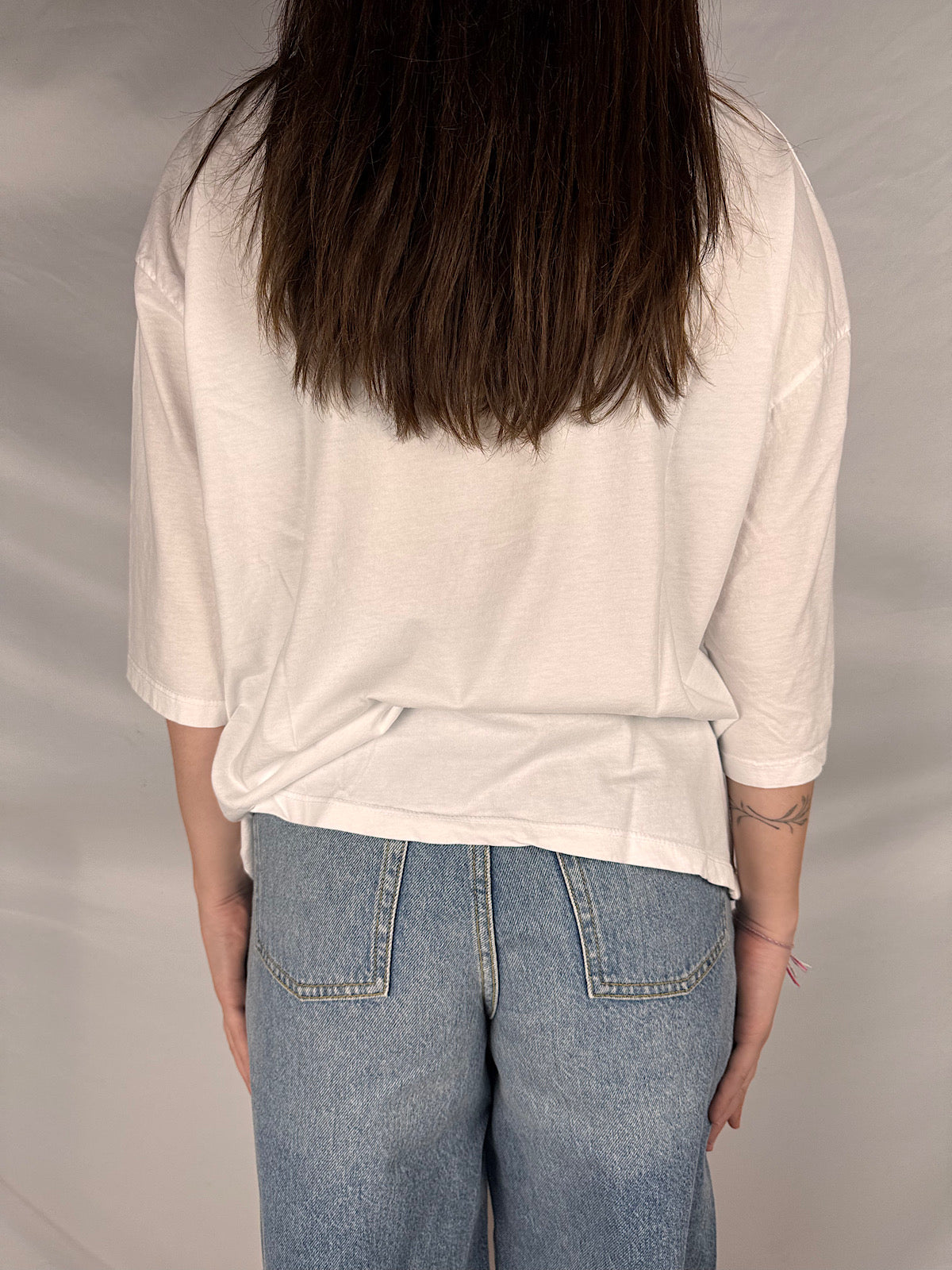 T-Shirt Scatoletta Susy Mix Bianca