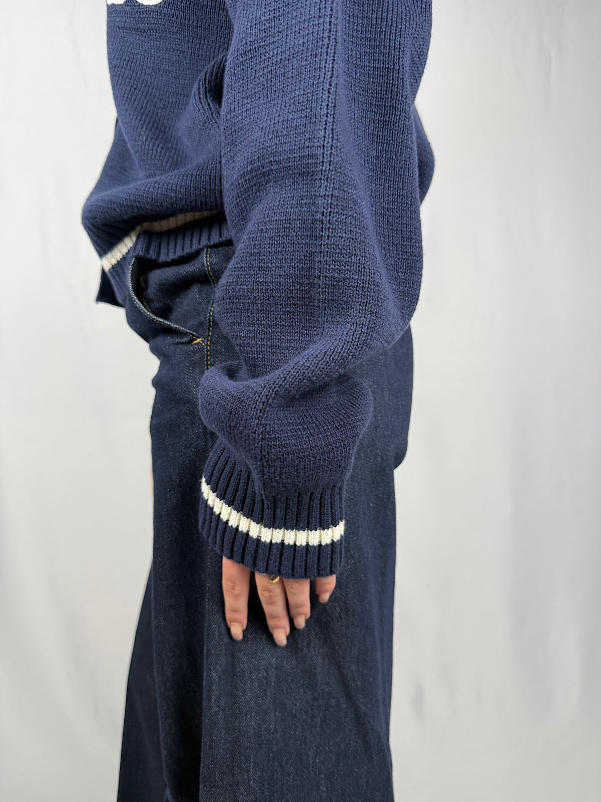Cardigan con Stemma JJXX Blu