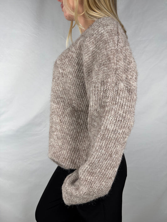 Maglione Scollo a V Fango SusyMix