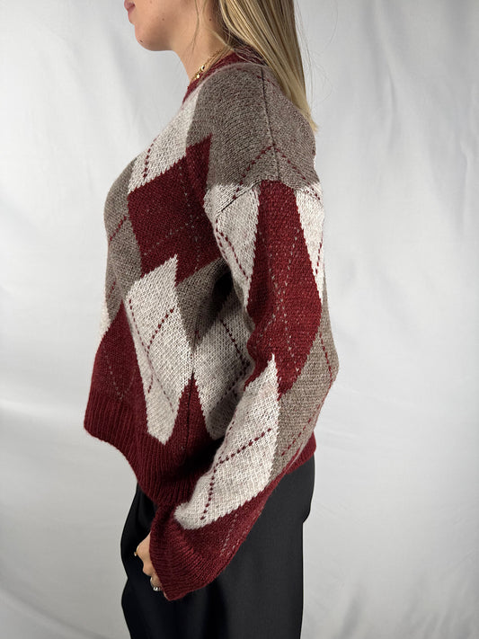 Maglia Rombi Bordeaux Armonia