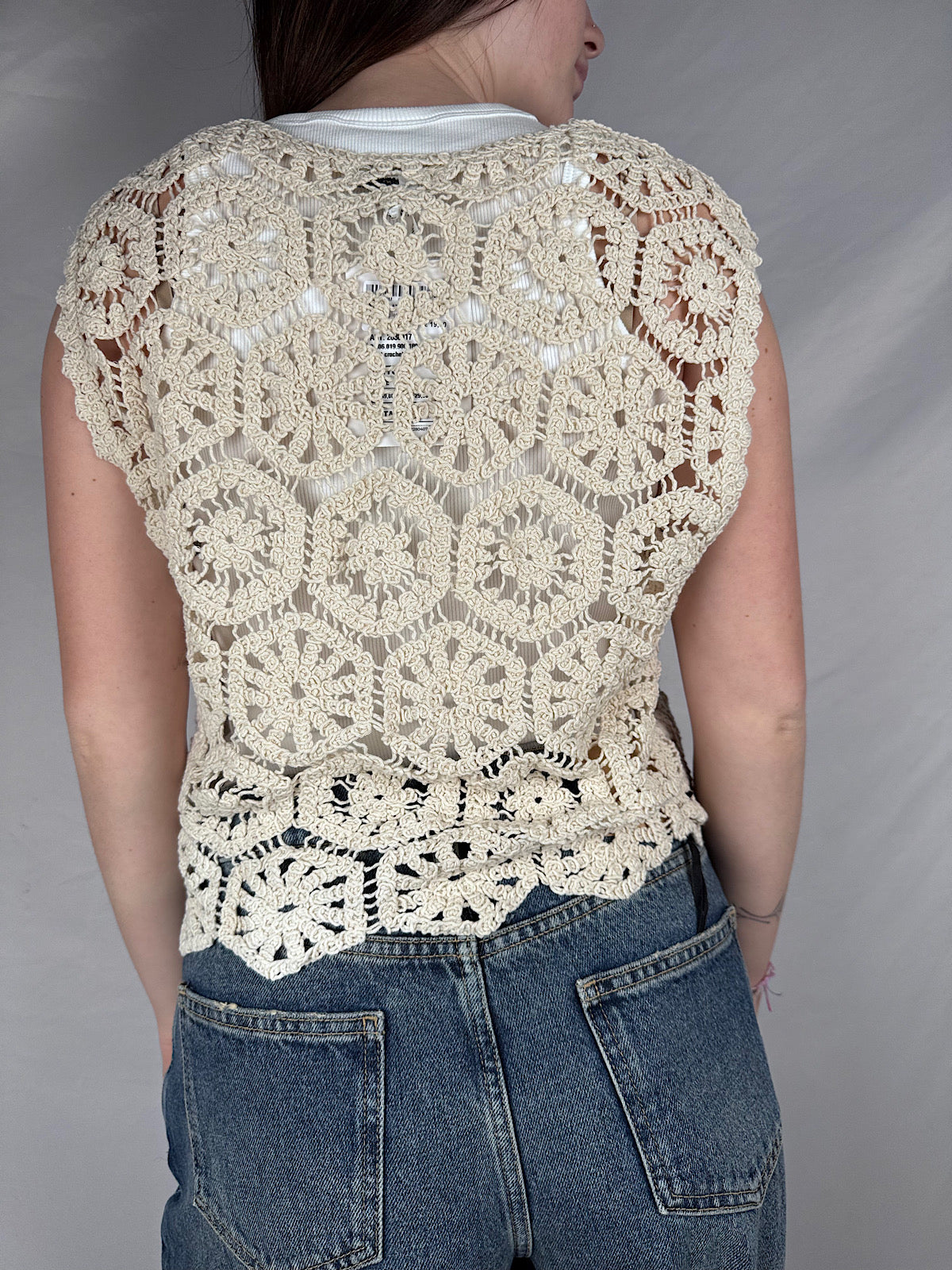 Gilet Crochet Susy Mix Latte