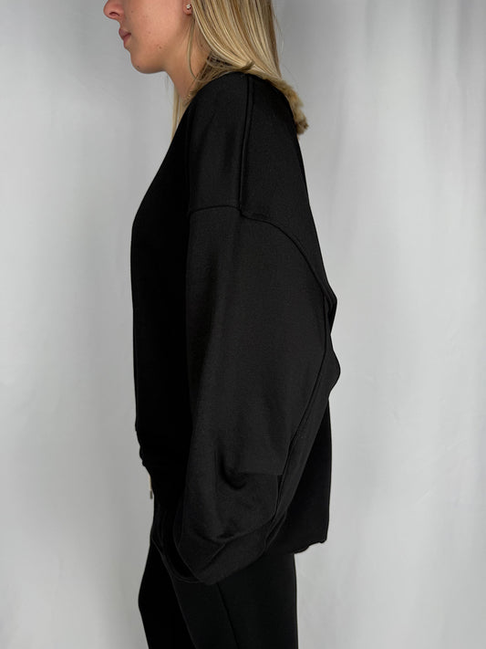 Felpa con Logo Vicolo Nera