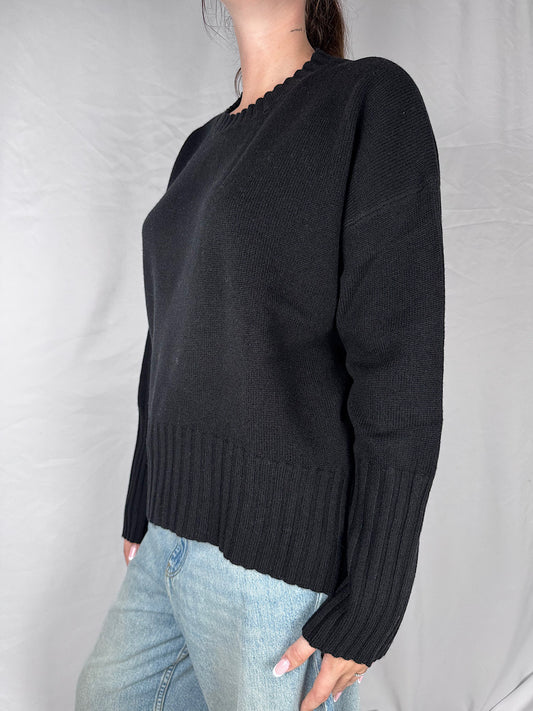 Maglia Girocollo Vicolo Nero