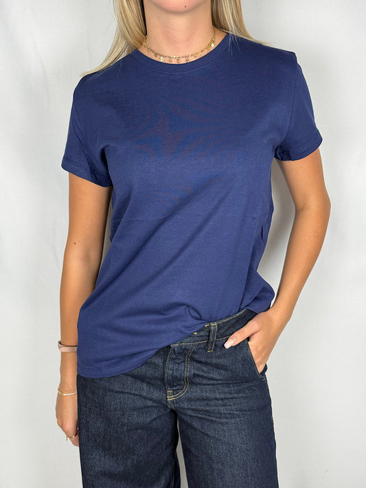 T-Shirt Basic Lumina Blu