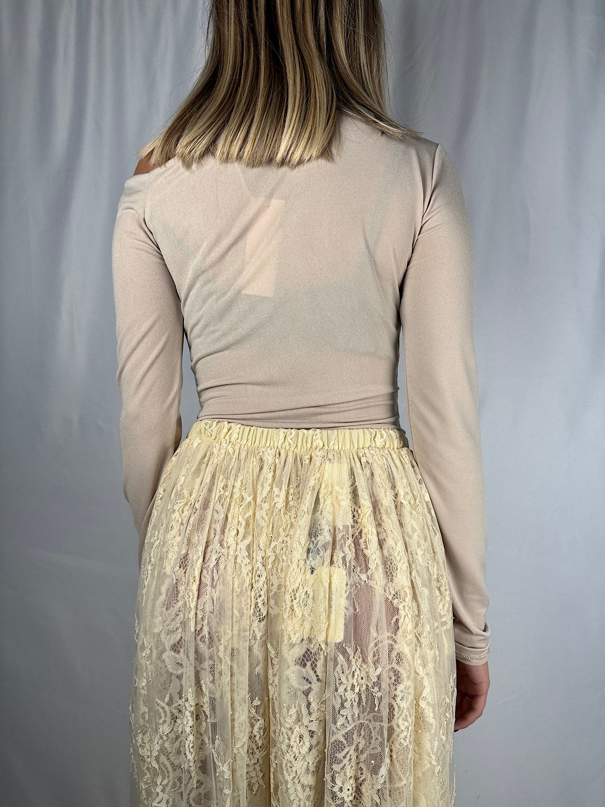 T-Shirt Monospalla Beige Armonia