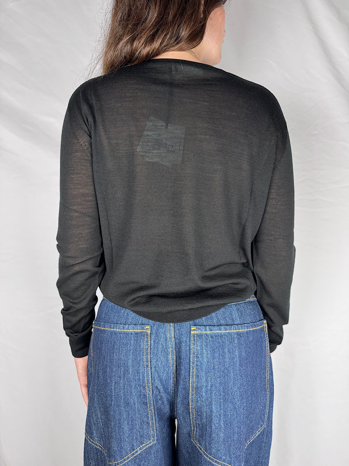Maglia Maniche Lunghe Knitwear Vicolo Nero