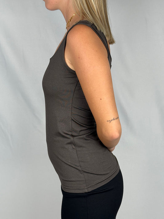 Canotta Scollo Quadrato SusyMix Moro