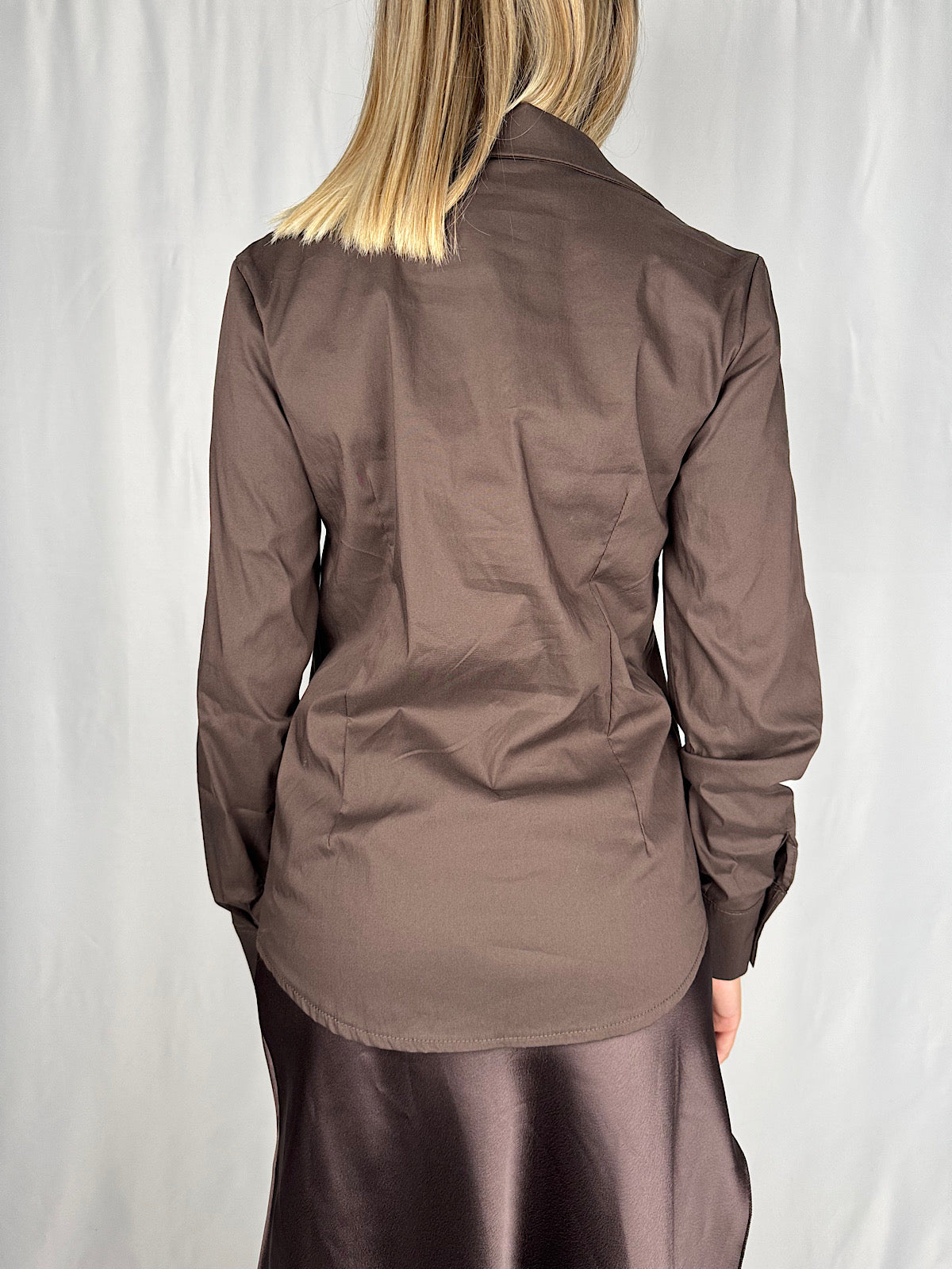 Camicia Basic Marrone Armonia