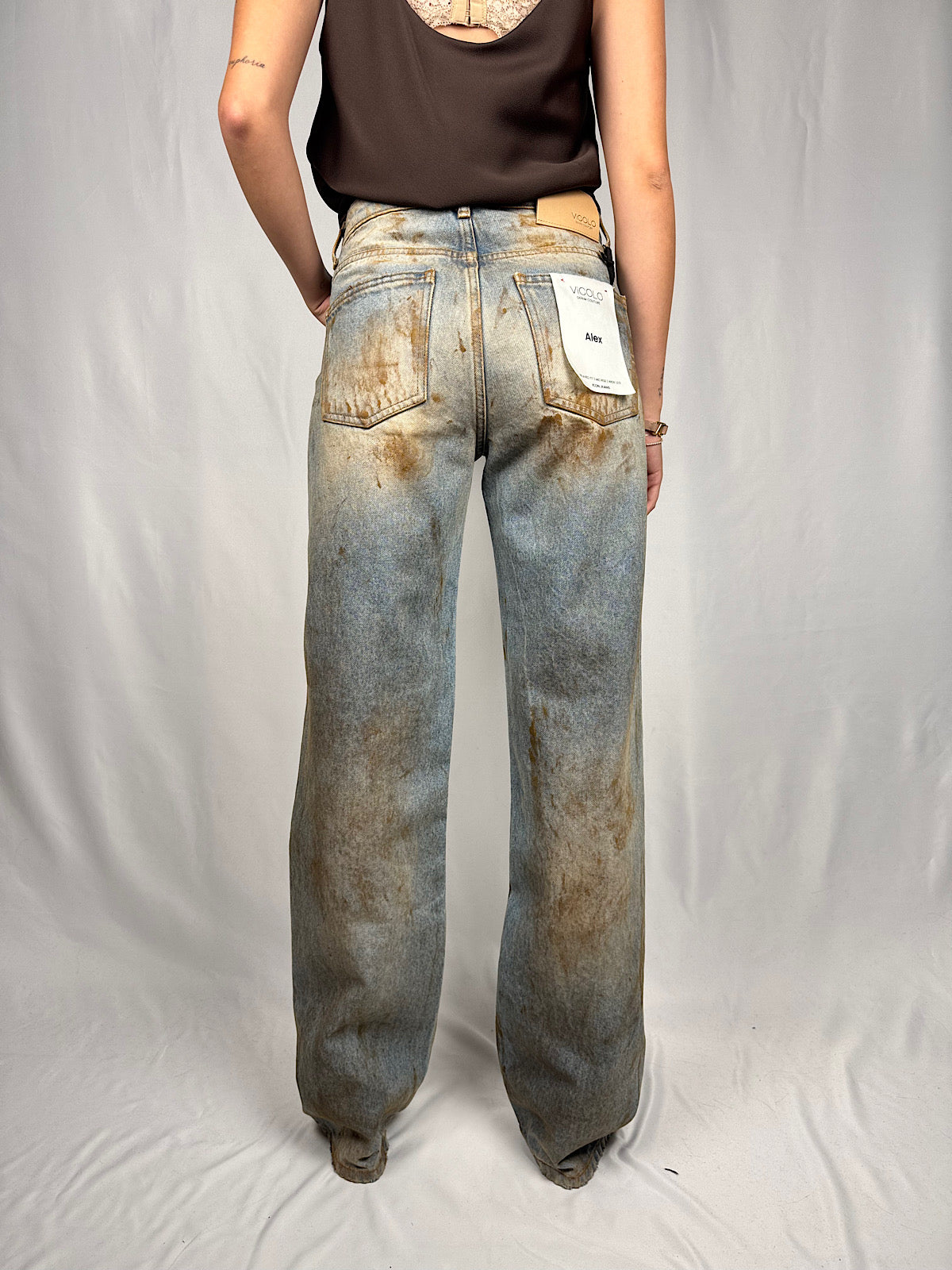 Jeans Alex Lavaggio Effetto Invecchiato Vicolo