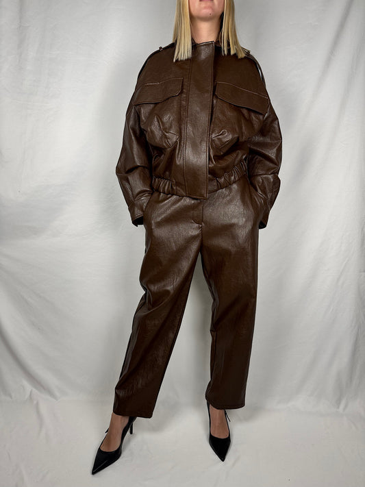 Pantalone Eco-Pelle Moro Vicolo