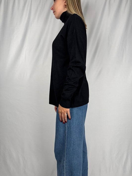 Maglia Dolcevita Basic Nero Armonia