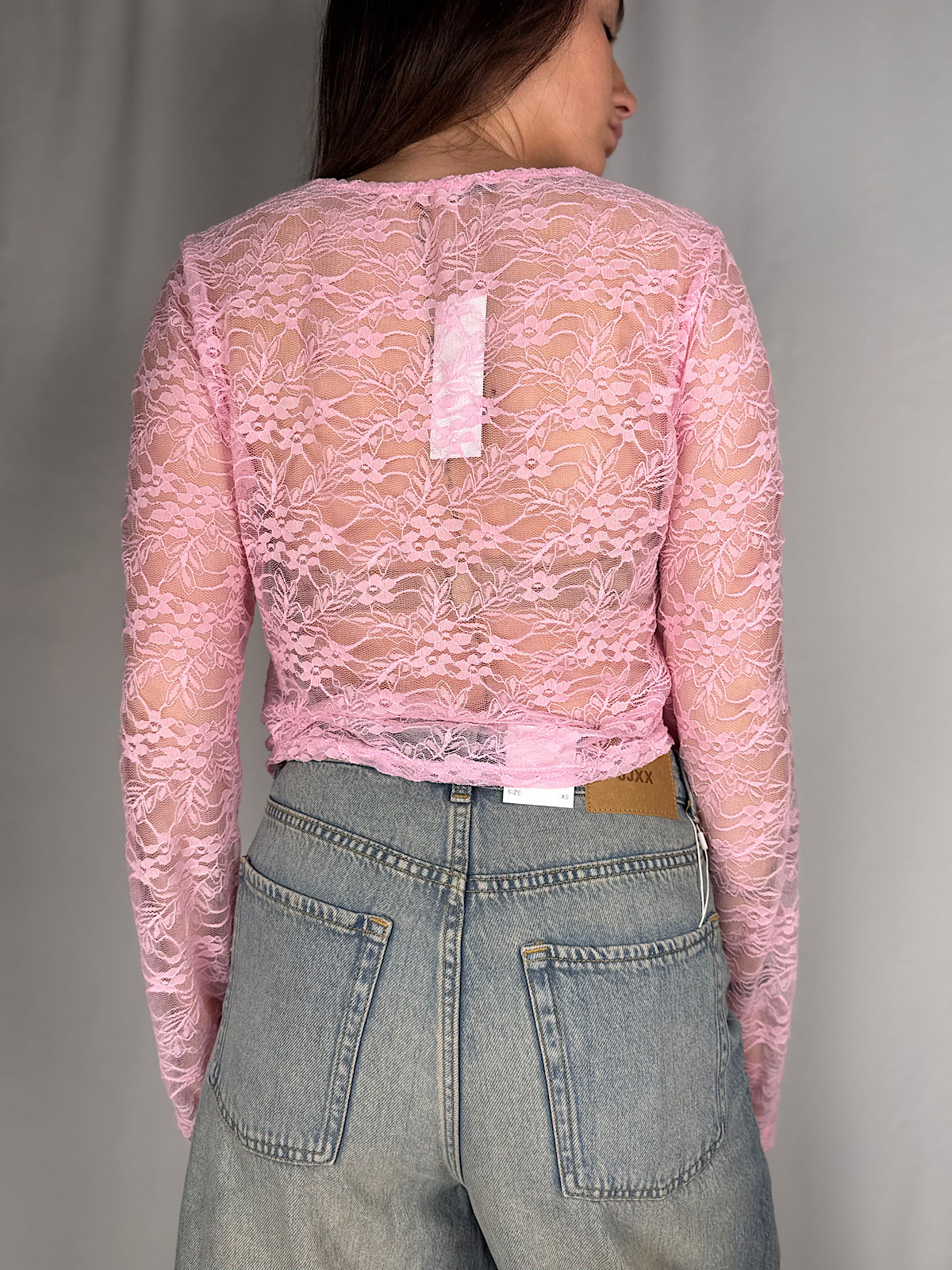 Maglia Pizzo Armonia Rosa