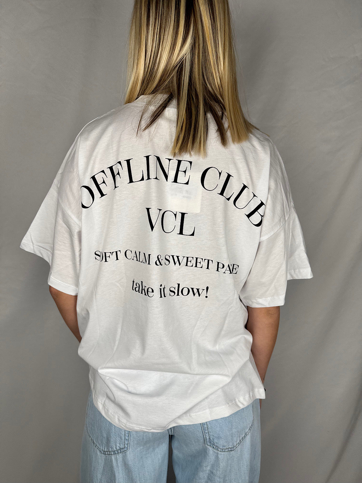 T-Shirt Over con Stampa Soft Bloom Era Vicolo