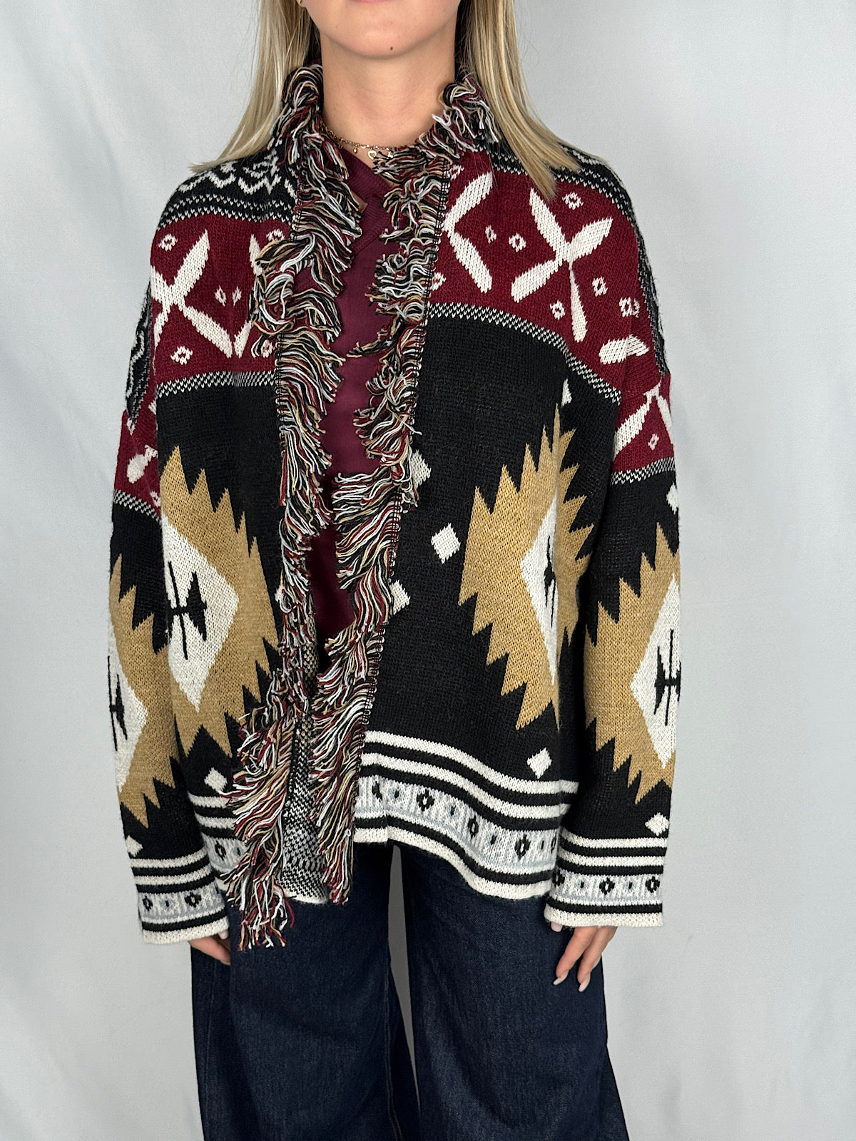 Cardigan Fantasia SusyMix Nero
