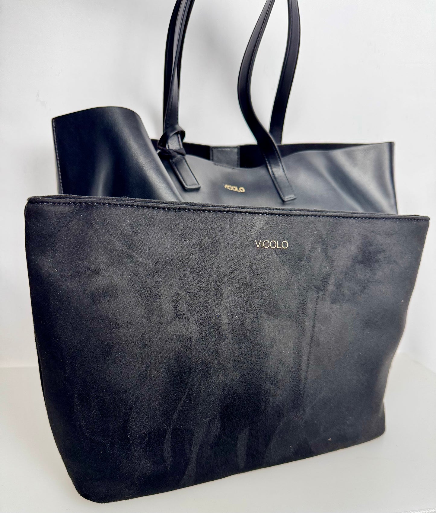 Borsa Shopper A-key Nera Vicolo