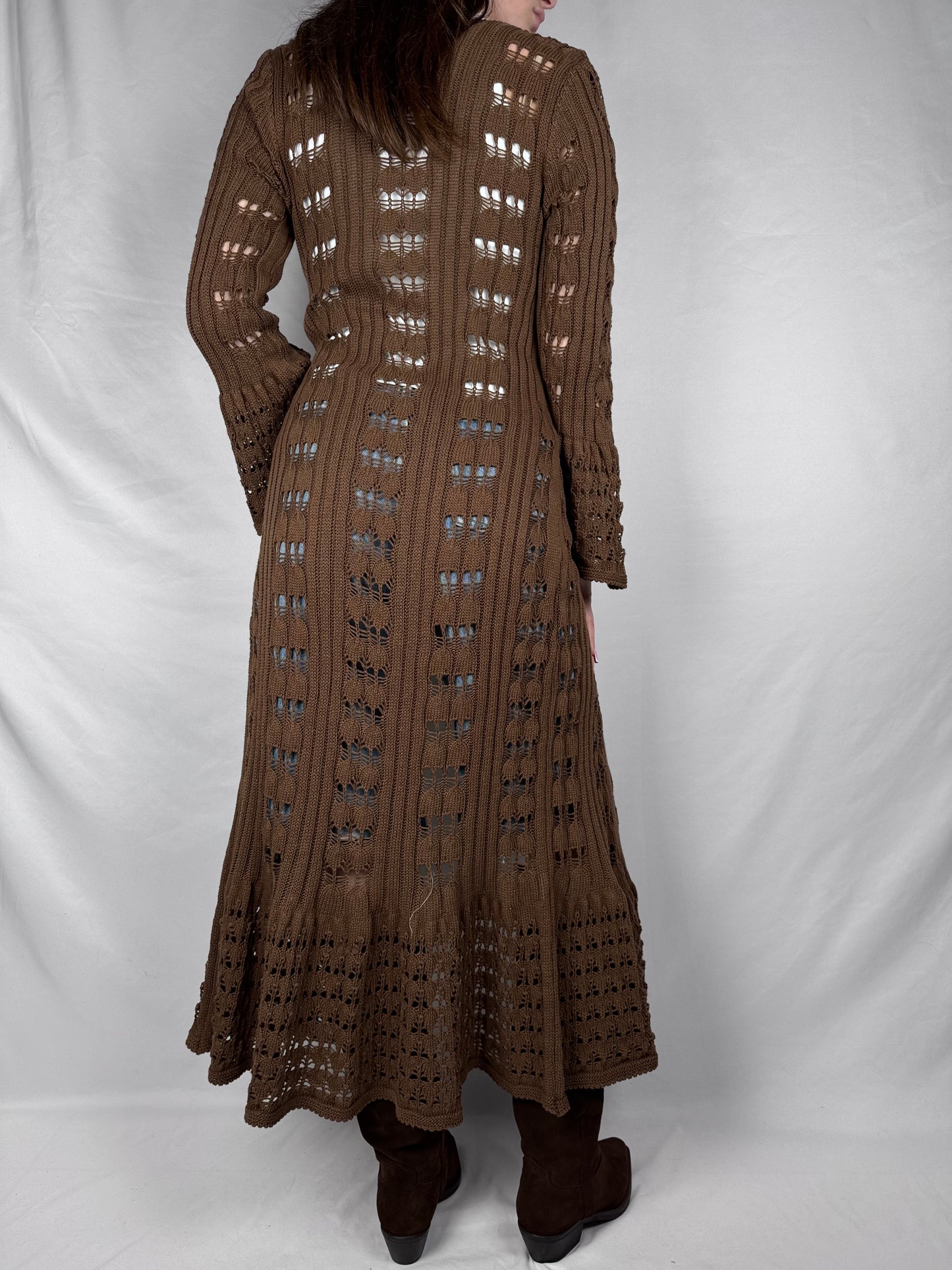 Maxi Cardigan West Crochet Armonia Moro