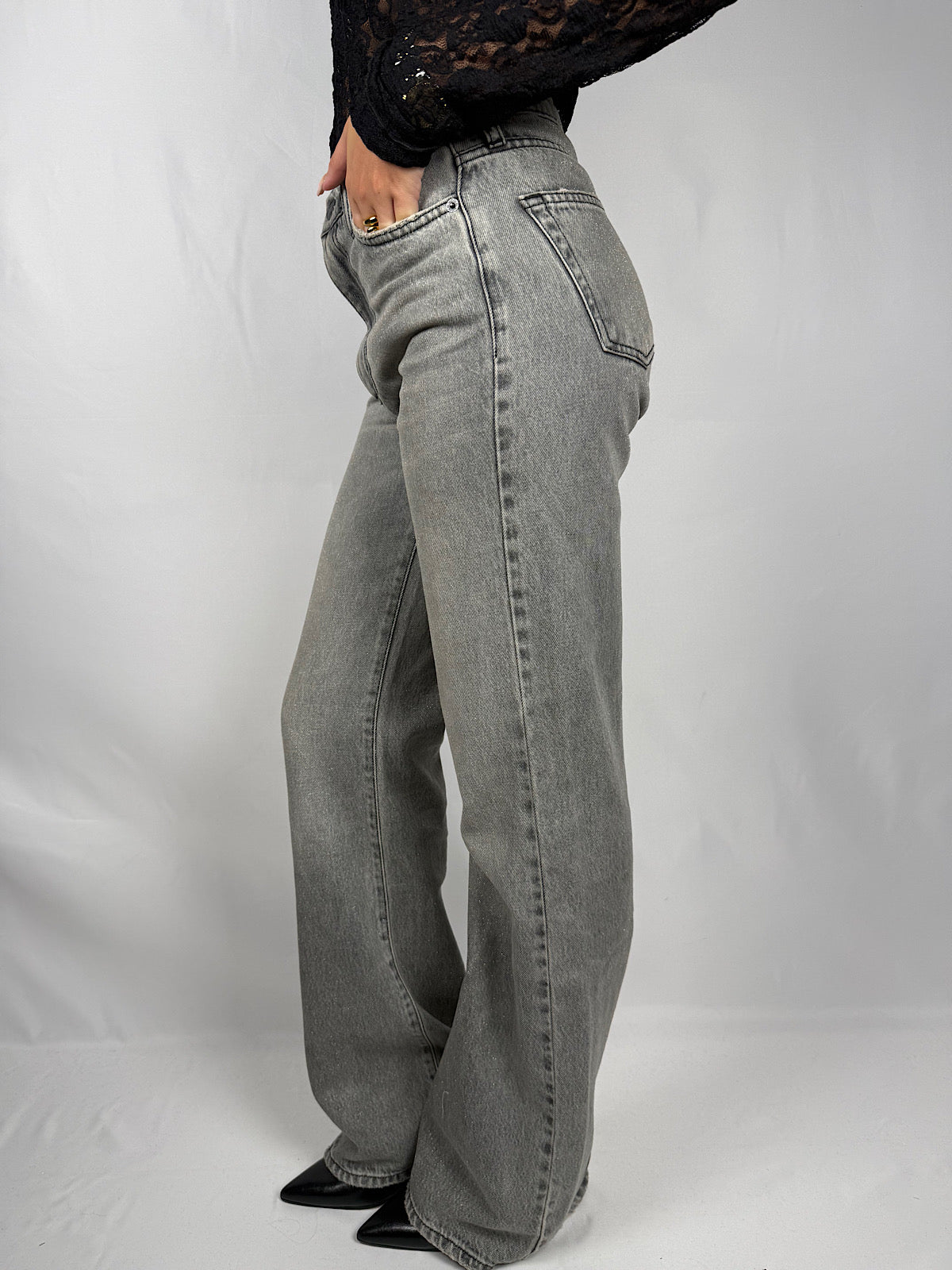 Jeans Zeno Vicolo Grigio Glitter