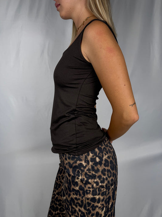 Canotta Scollo Quadrato SusyMix Moro