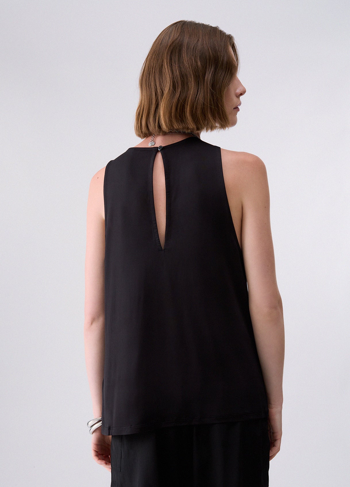 Top in Jersey Lucido Liu.Jo Nero