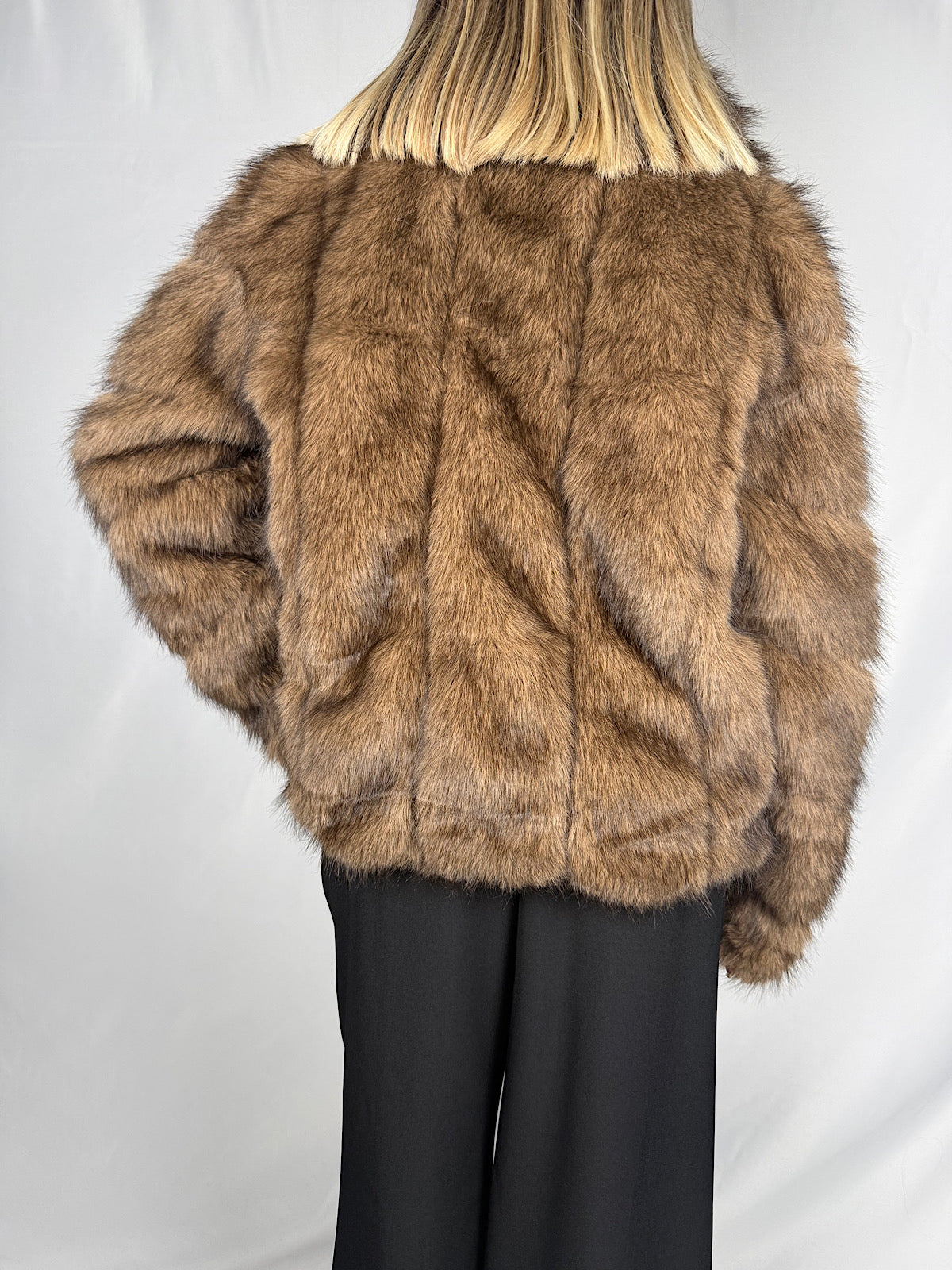 Giacca Eco-Pelliccia Armonia Moro