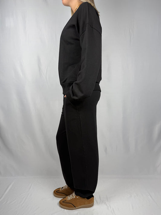 Tuta Felpa e Pantalone Susy-Mix Nera