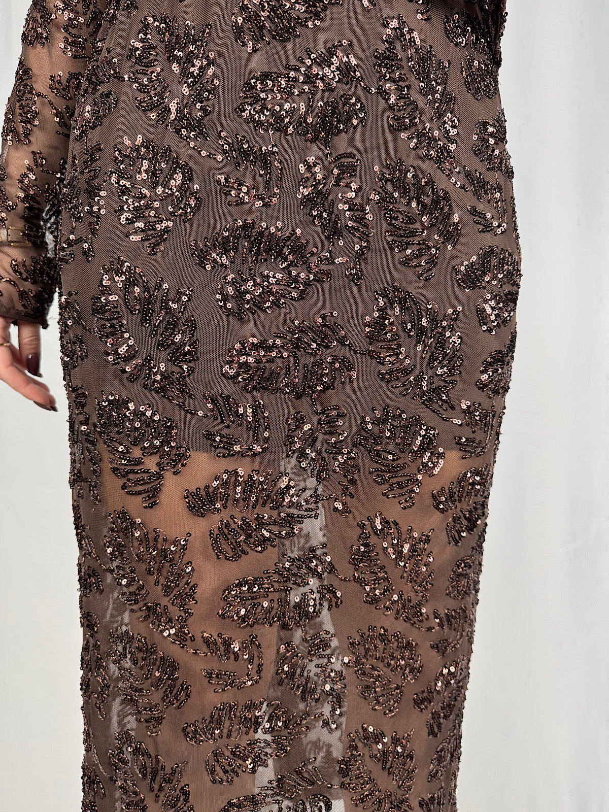 Gonna Pailletes Moro Tensione-In