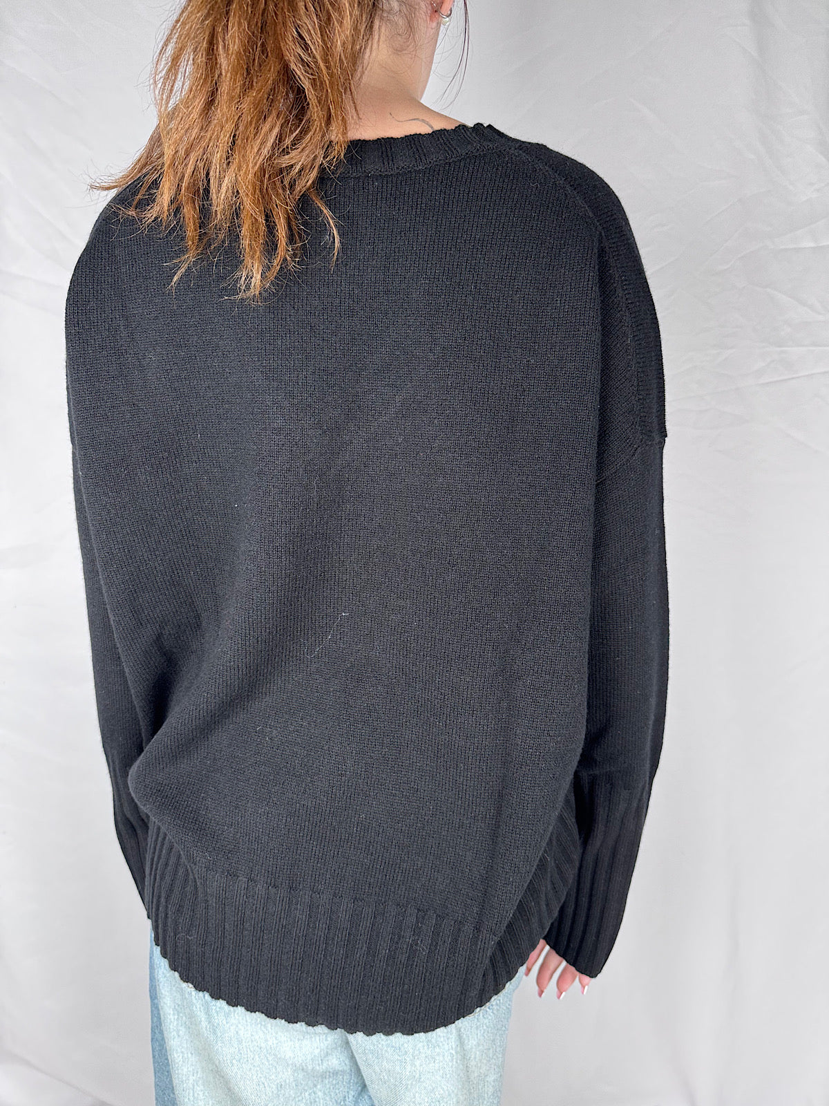 Maglia Scollo V Vicolo Nero