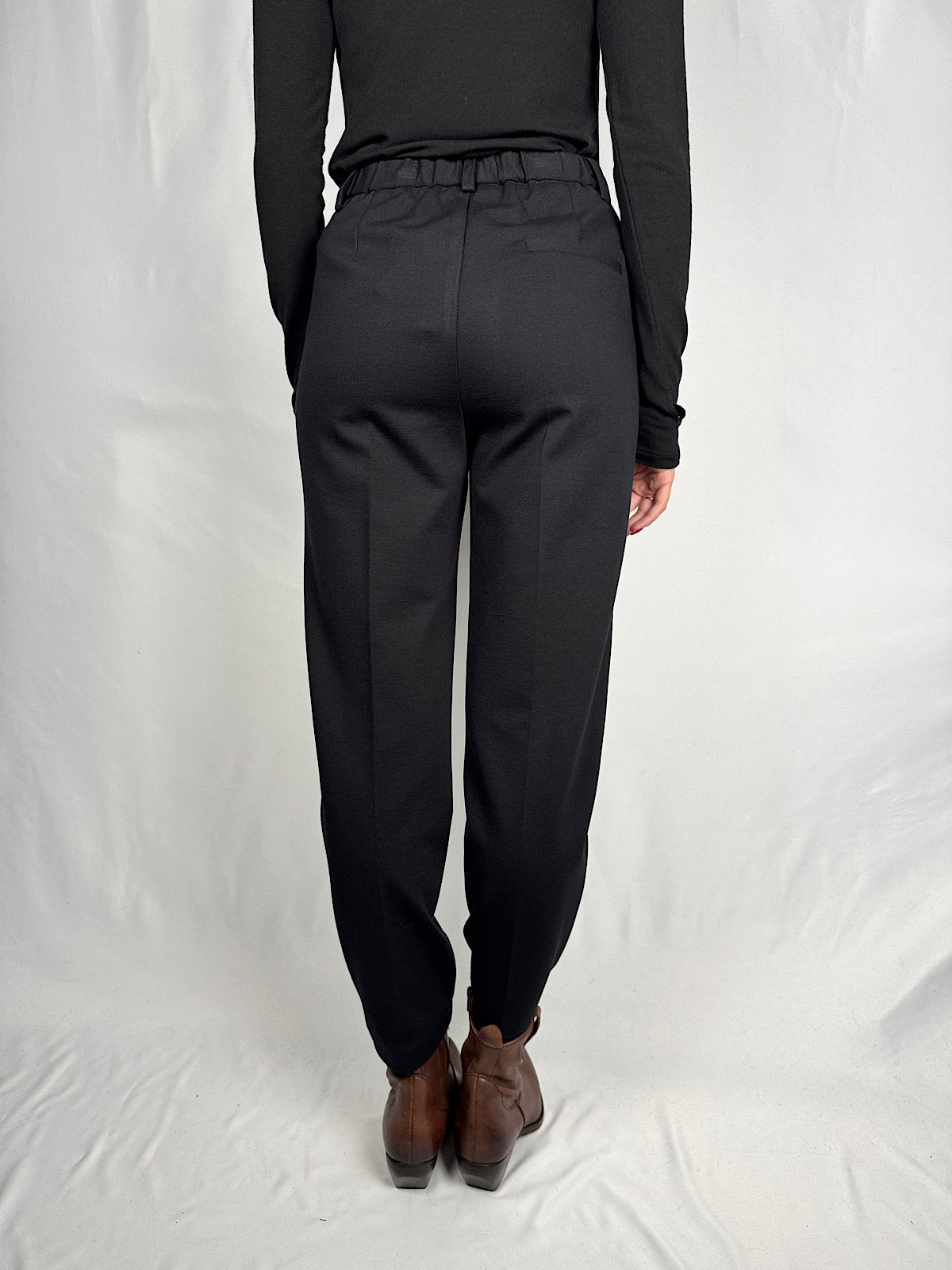 Pantalone Punto Milano Nero Vicolo