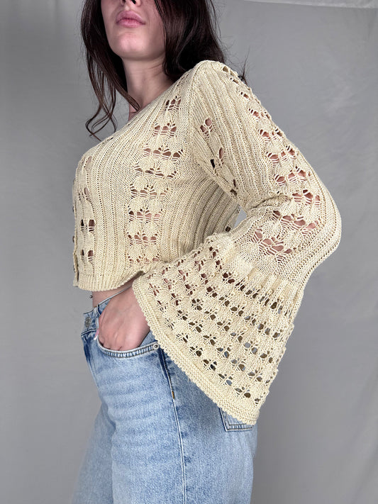 Cardigan West Crochet Armonia Naturale