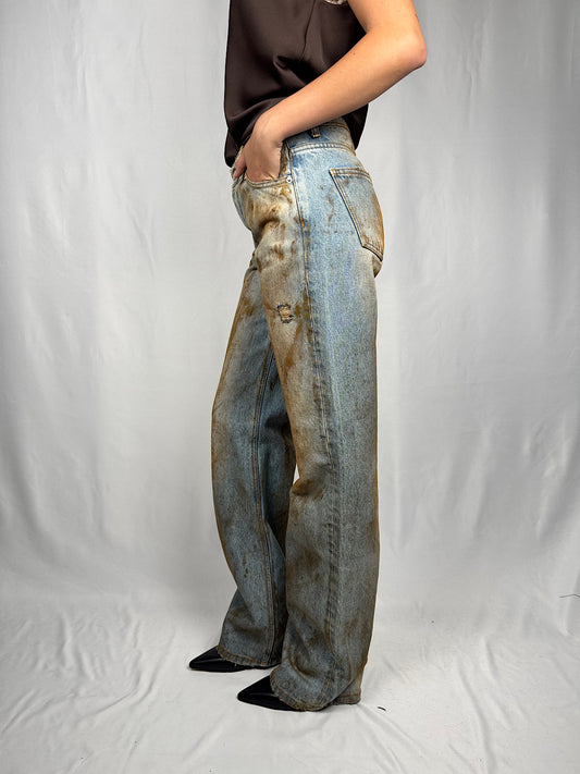 Jeans Alex Lavaggio Effetto Invecchiato Vicolo