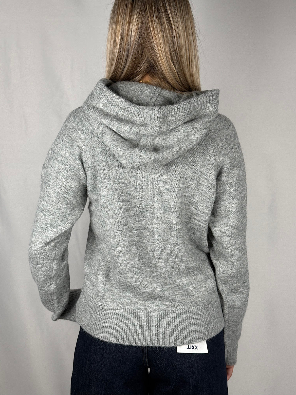 Maglione con Cappuccio JJXX Grigio Melange
