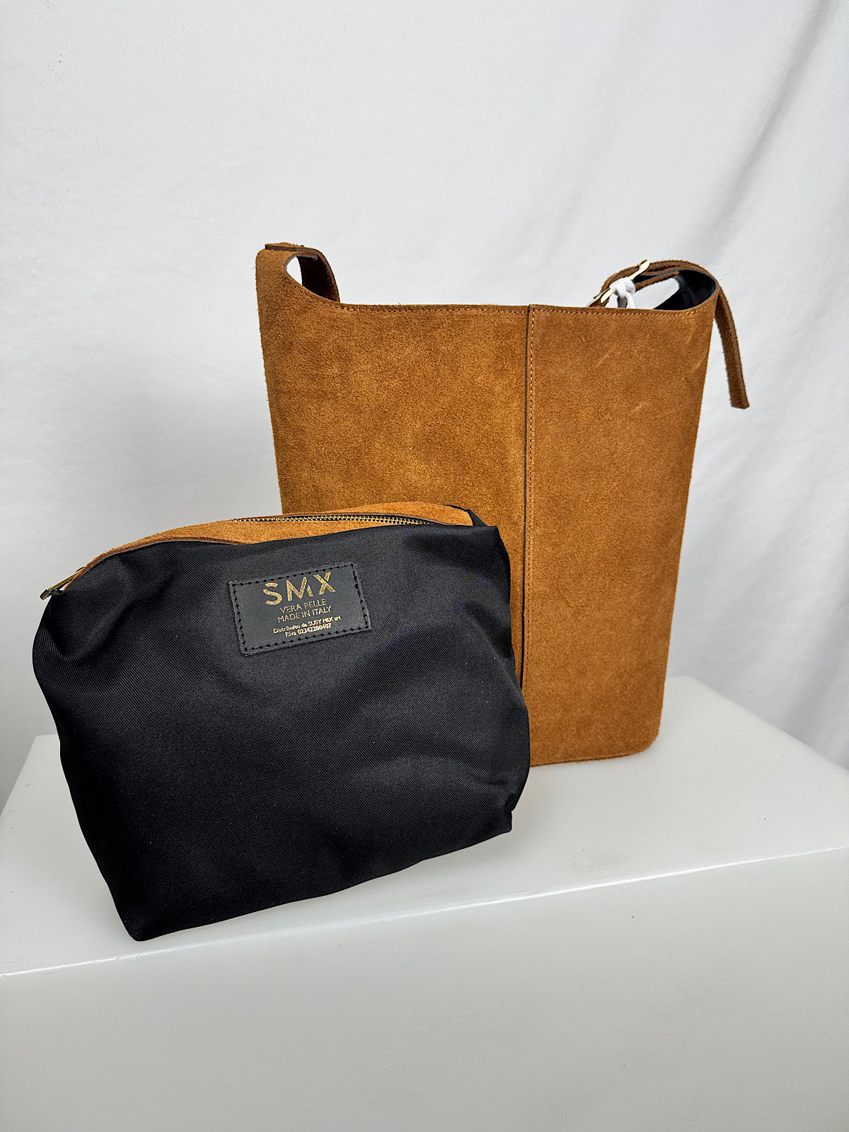 Borsa Secchiello Maxi Cuoio Susy Mix