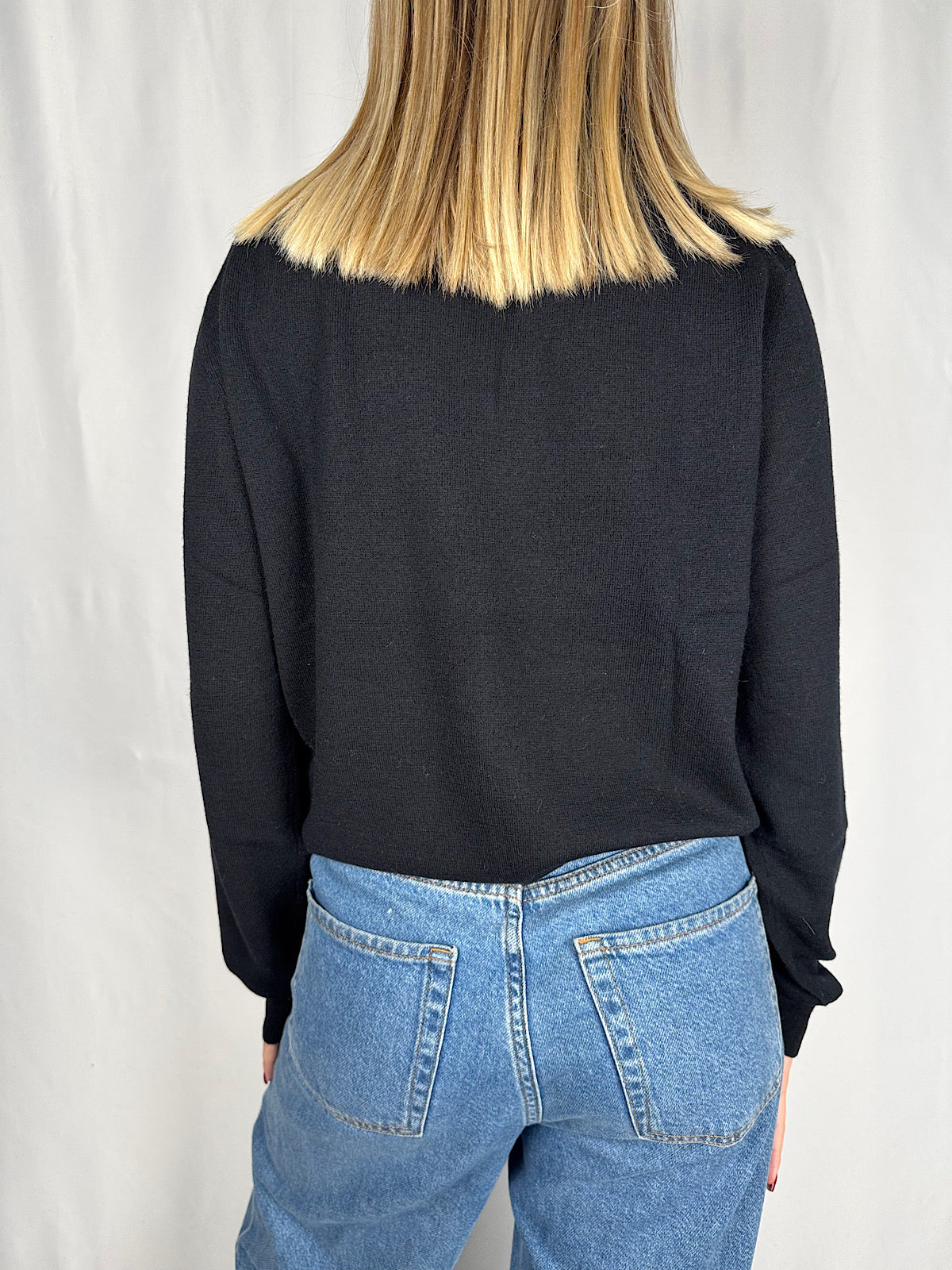 Maglia Girocollo Nero Vicolo