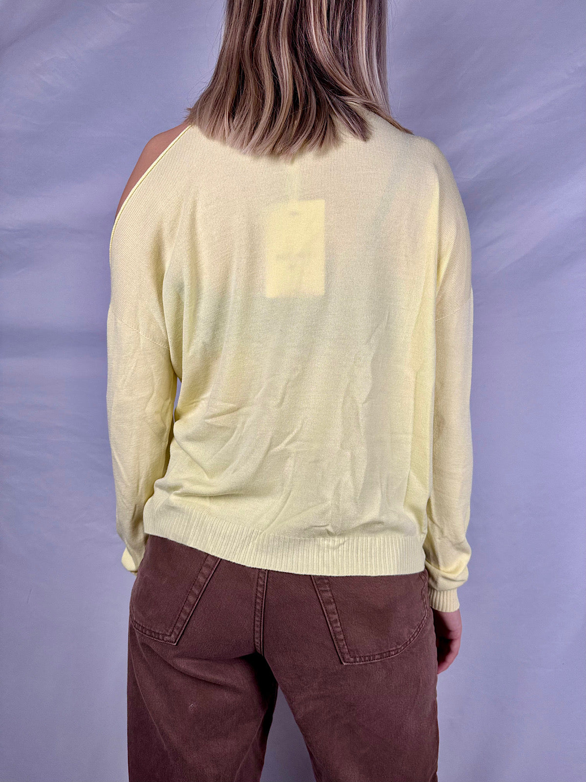 Maglia Cut Out Gialla Susy Mix