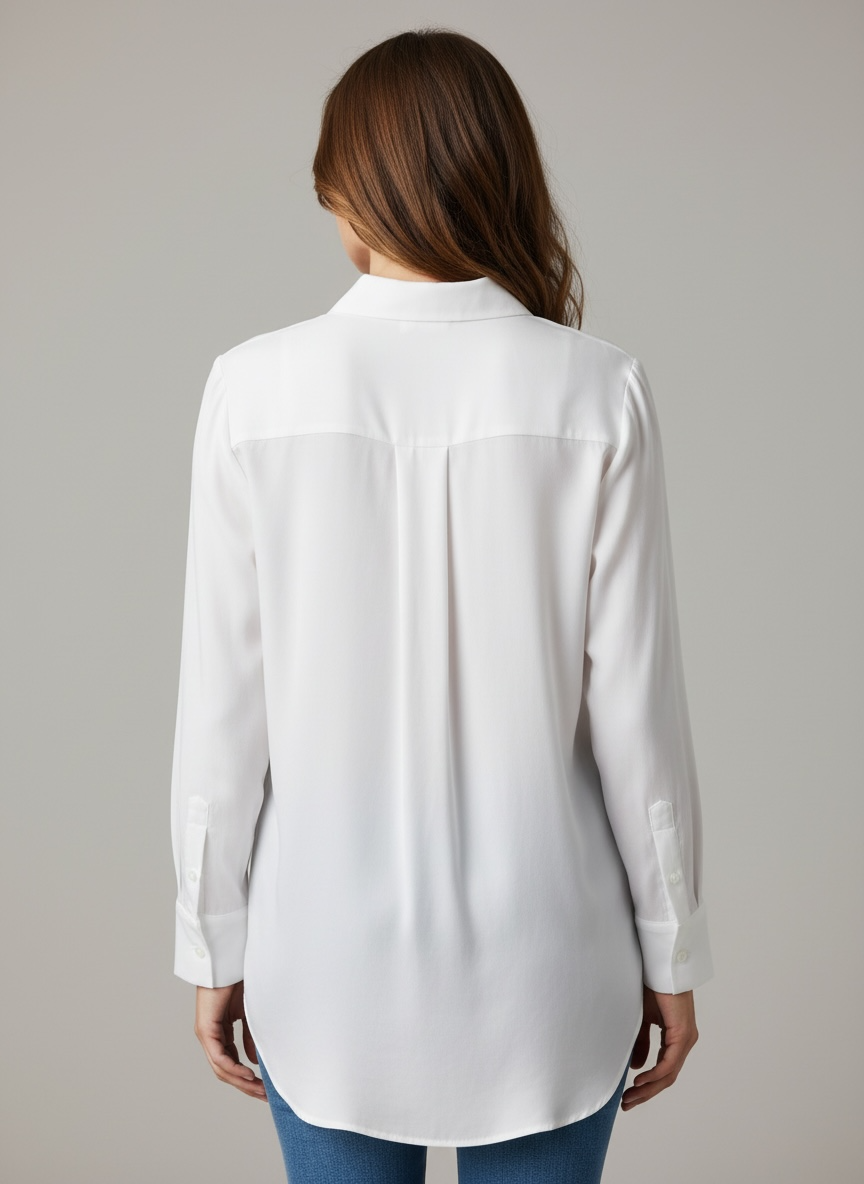 Camicia Over con Cravatta Armonia Bianca
