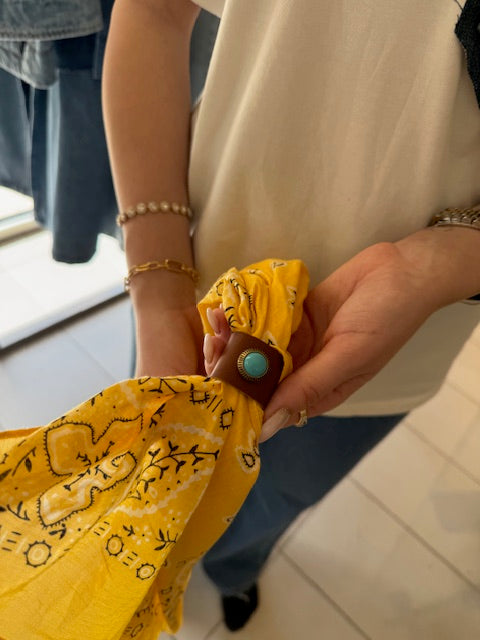 Bandana Foulard Gialla