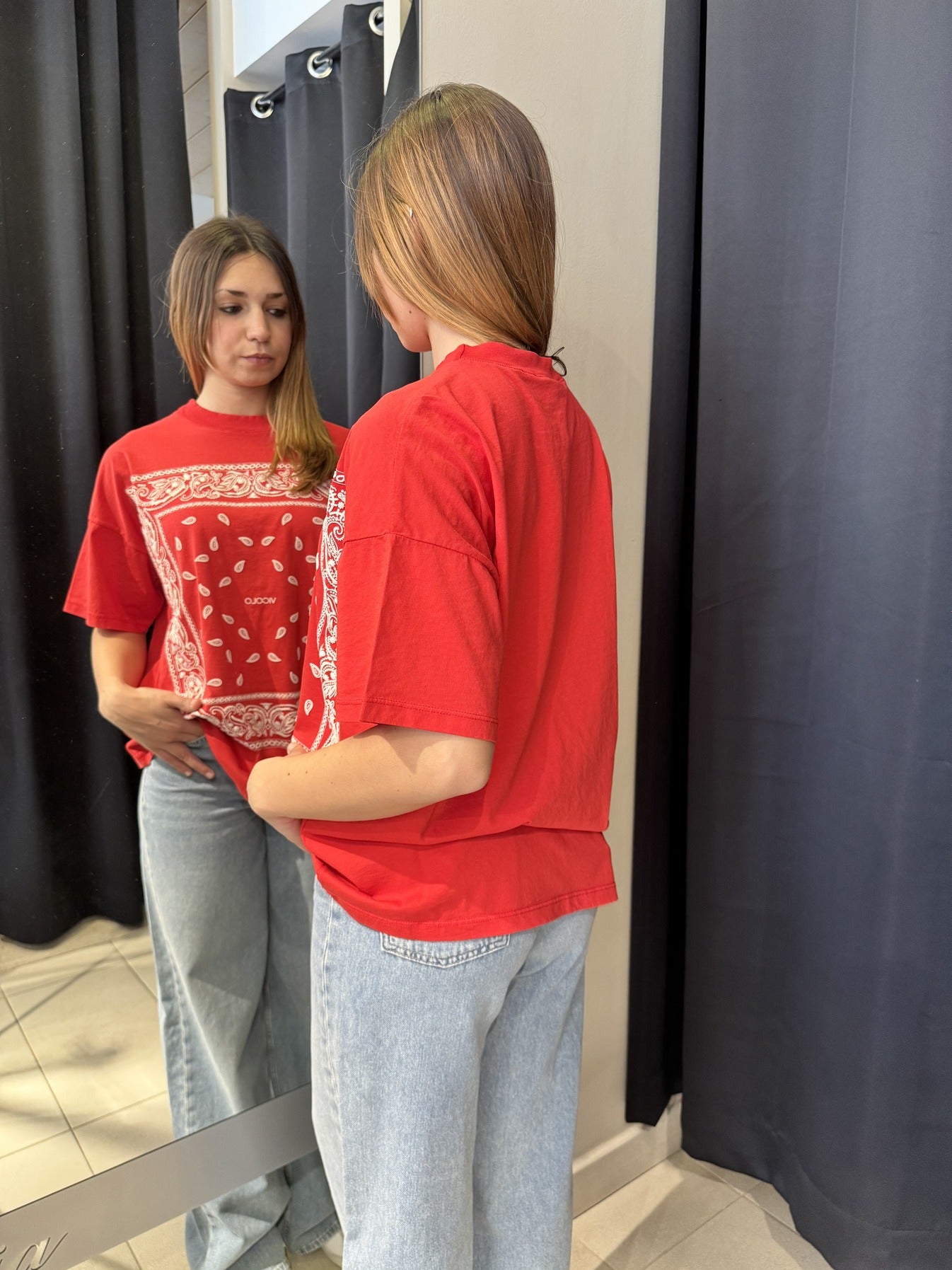 T-Shirt Fantasia Bandana Rossa