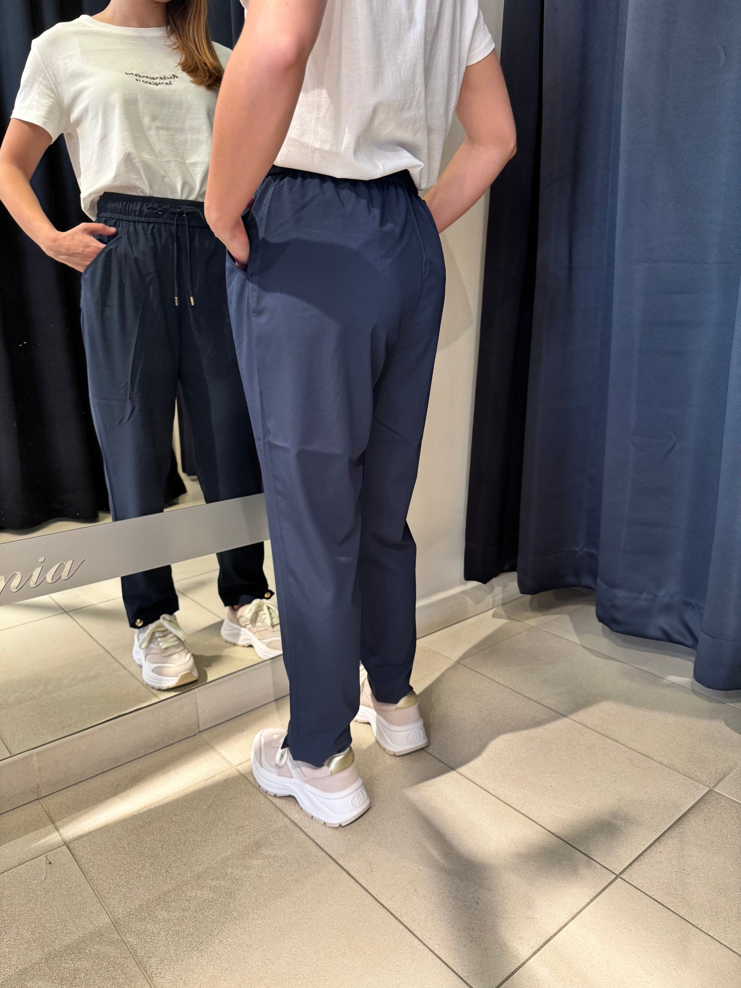 Pantalone Liu Jo Cropped Blu